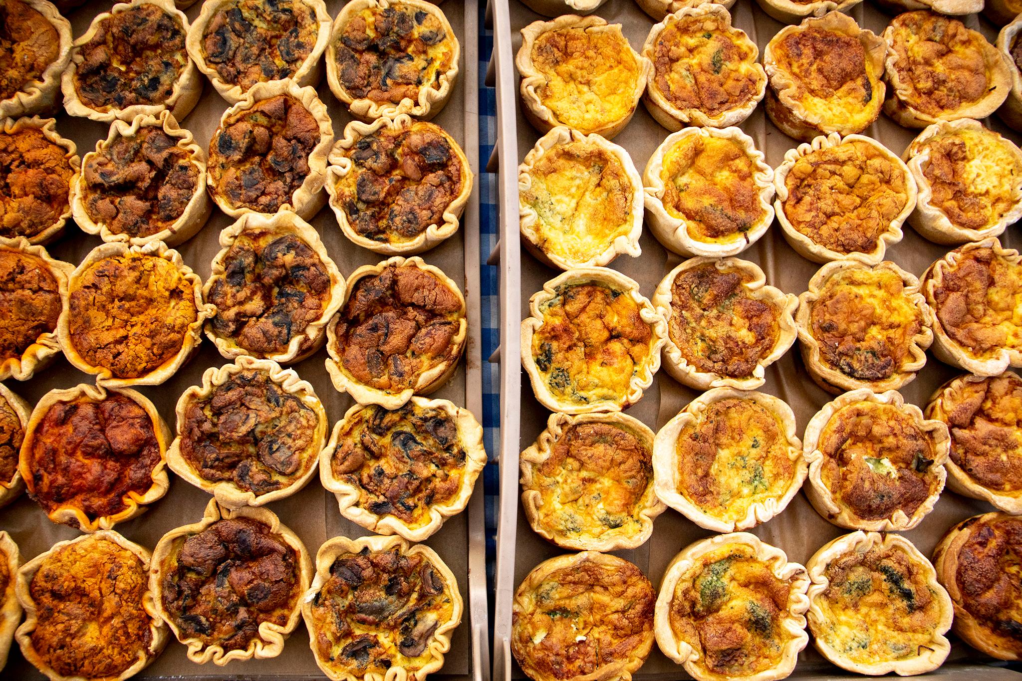 Fresh goods for sale at Kogler's Bakery stand at the Cherry Creek Fresh Market